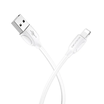 USB kabelis Borofone BX19 USB-A to Lightning 1.0m baltas