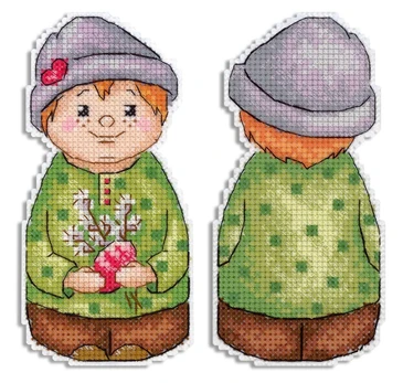 Cross stitch kit "Holiday couple. Boy" SR-934
