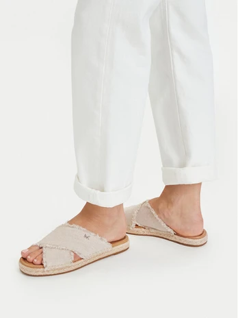 Espadrilės MICHAEL Michael Kors Kenzie 40S6KZFS2D Smėlio
