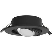 MEGATRON LED įleidžiamas prožektorius "Planex Powerlens", 4,8 W, juodas