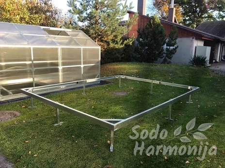 Šiltnamio SH pamatas 2x3m