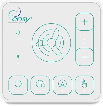 Rekuperatorius ENSY WAVE 400HH/1 lubinis deš. p. su Wi-Fi ir Bluetooth valdikliu