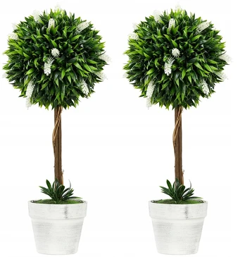 Dirbtinis levandų augalas 2 vnt., 60 cm, vidaus apdaila