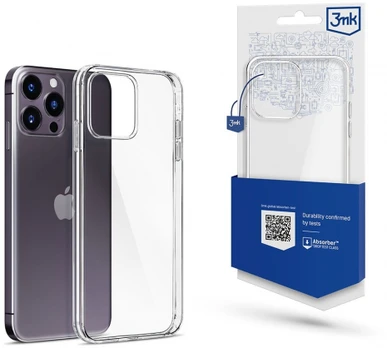 Dėklas 3mk Clear Case 1,2mm Apple iPhone 15 Pro Max