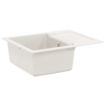 Kriauklė Balta 620 x 500 mm 80% Kvarcas ir 20% Derva