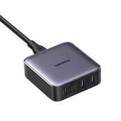 Ugreen Nexode fast desktop charger GaN 2xUSB-C / 2xUSB-A 65W gray (CD327) kaina