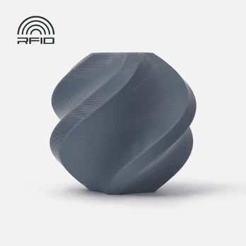 3D Plastikas - Filamentas PLA With spool/Su rite Basic mėlynai pilkos spalvos | 1.75 mm, 1kg | Bambu Lab