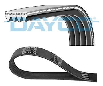 V formos rumbuoti diržai DAYCO 4PK850