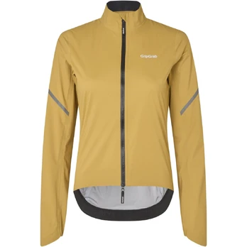 GripGrab RainMaster Waterproof Lightweight moteriška striukė | Mustard Yellow, M