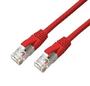 MicroConnect CAT6A UTP 5m Raudona LSZH kaina