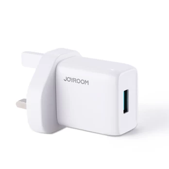 Joyroom USB wall charger 2.1 A UK plug white (L-1A101)