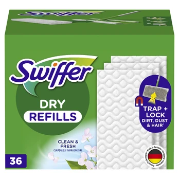 Swiffer Sweeper sausos šluostės, papildymas 36vnt