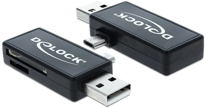Skaitytuvas Delock USB 2.0 / microUSB (91731)