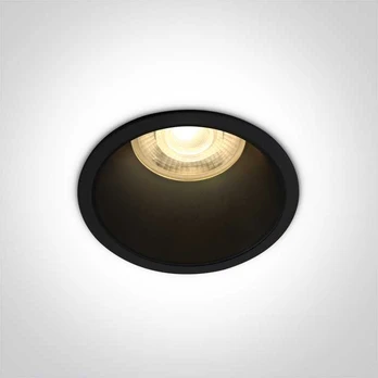 BLACK GU10 10W BLACK REFLECTOR DARK LIGHT