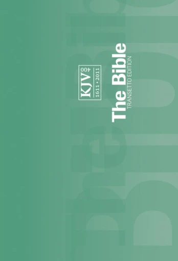 KJV Transetto Text Bible, Green Green