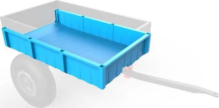 Berg Large Trailer - Container, mėlynas