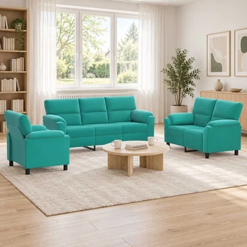 Sofa Sofos komplektas 3 vnt. Turkio Aksomas