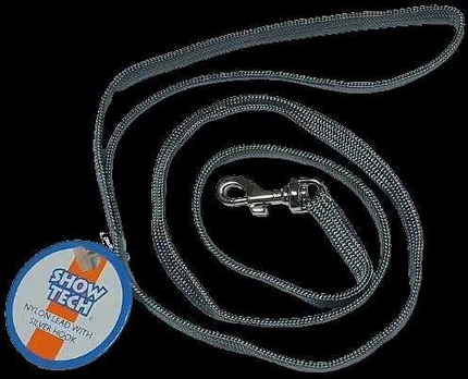 Show Tech Gray Grooming Ring – 7mm Wide with Sidabrinis Snap Hook, Durable Design