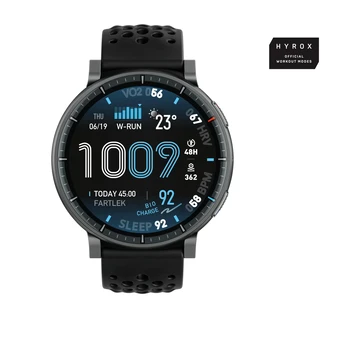 Amazfit Active Max išmanusis laikrodis, juodas, AMOLED, GPS