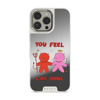 Like Home - iPhone 16 Pro Case, Elite Mirror Light (MagSafe) / Silver