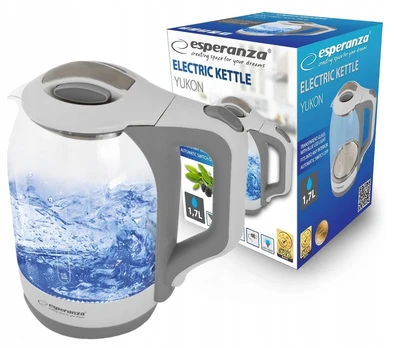 Elektrinis virdulys Esperanza, 1,7 l, baltas