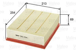 Oro filtras VALEO 585094 kaina