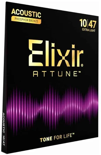 Elixir Eliksyras Attune Phosphor Bronze 21002 10-47