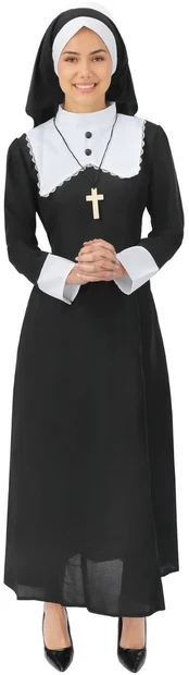 Vienuolės Deluxe kostiumas L/XL