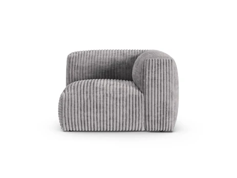 Modul Armless, "Martina", 1 Seat, 120x120x75, Light Grey