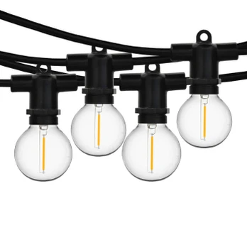 Led lemputės 10 m Perl juoda