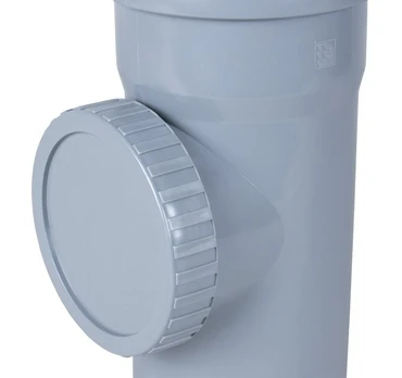 Pravala, vidaus nuotekų AQUER PP d50, pilka sp.