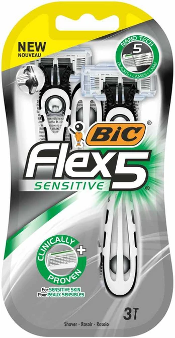 Bic BIC Maszynka do golenia Flex 5 Sensitive 1 op. - 3 vnt.