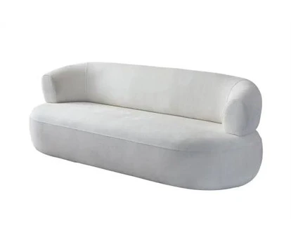 Trivietė sofa Roma, 230x70x70 cm, balta