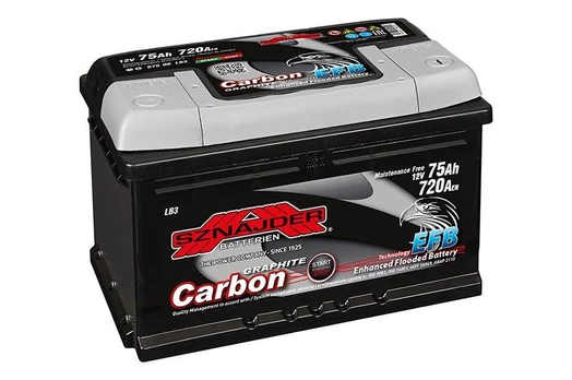SZNAJDER 57508 CARBON EFB 75Ah 720A (EN) akumuliatorius