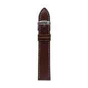 Leather strap Zeppelin brown 22 mm kaina