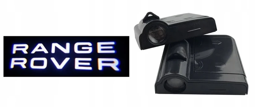 Led logo projektorius 3d belaidis range rover
