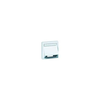 Laikiklis Schneider Electric Angled data cap for wall mounting baltas