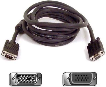 Kabelis D-Sub (VGA) - D-Sub (VGA) 3m juodas