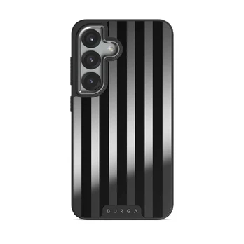 Prophecy - Samsung Galaxy S25 Plus Case, Elite Mirror Dark (Magnetic) / Silver
