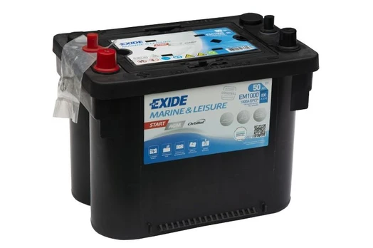 EXIDE START AGM EM1000 50Ah AGM/SPIRAL akumuliatorius