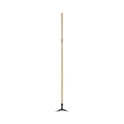 Grėblys FISKARS SOLID WOOD, 10 dantų, 25 cm, rožių kaina