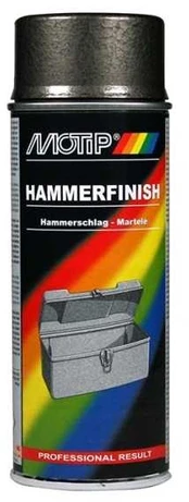 Motip Hammerlak spray grå 400ml.