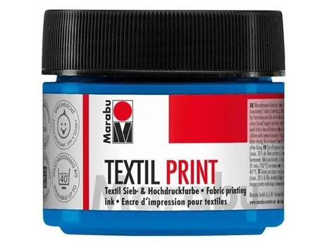 Tekstilės dažai Textil Print, 100ml, mėlyni