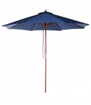 Sodo skėtis 270 cm mėlynas