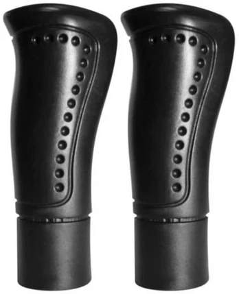 Dviračio rankenos su ergonomine forma, 120 mm