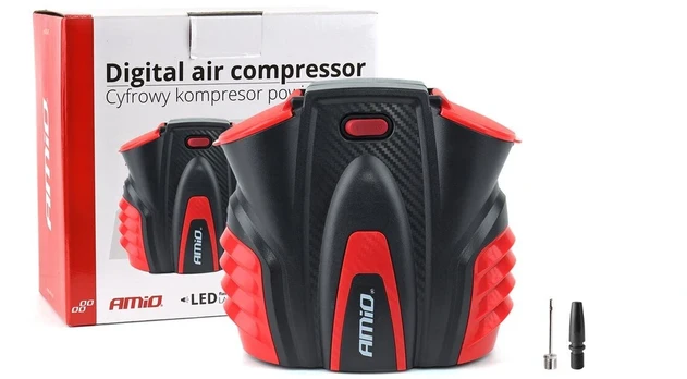 Automobilinis skaitmeninis kompresorius su Led Lcd ekranu 12v Acomp-16