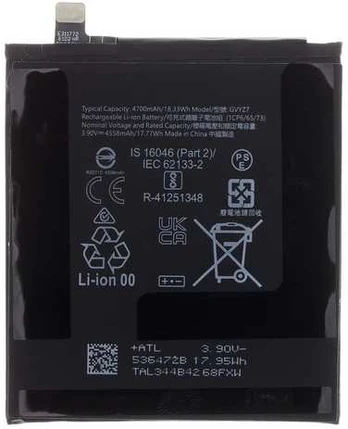 Dėklas For_Google GVYZ7 Google Pixel 9 Baterija 4700mAh Li-Pol (OEM)