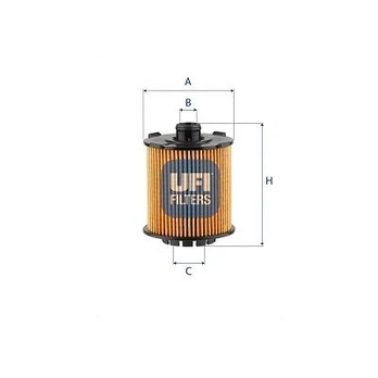 Alyvos filtras UFI 25.VCC.01