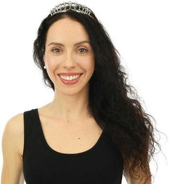 Princesės metalinė karūnėlė-tiara