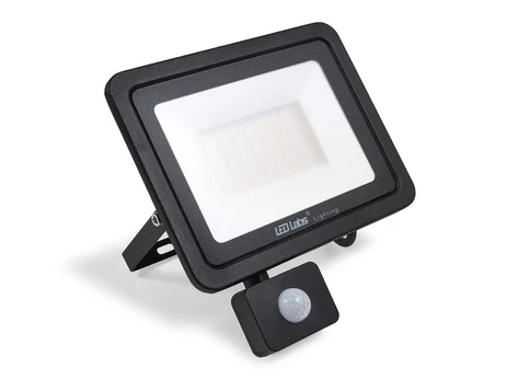 Led prožektorius su judesio davikliu 50w Ip44 4000k